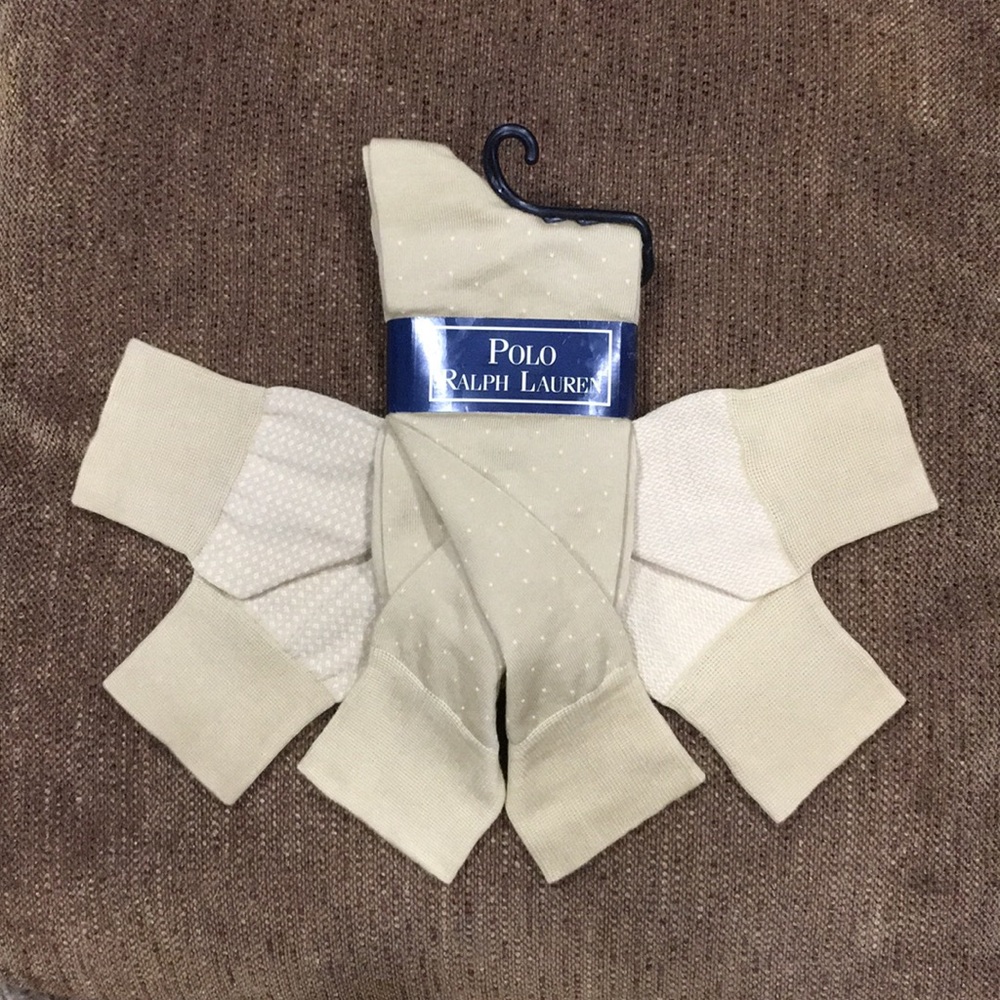 ๐ฏ RALPH LAUREN ๐ฏ COLLECTION 3 PAIRS LUXURY SOCKS - Picture 2 of 3